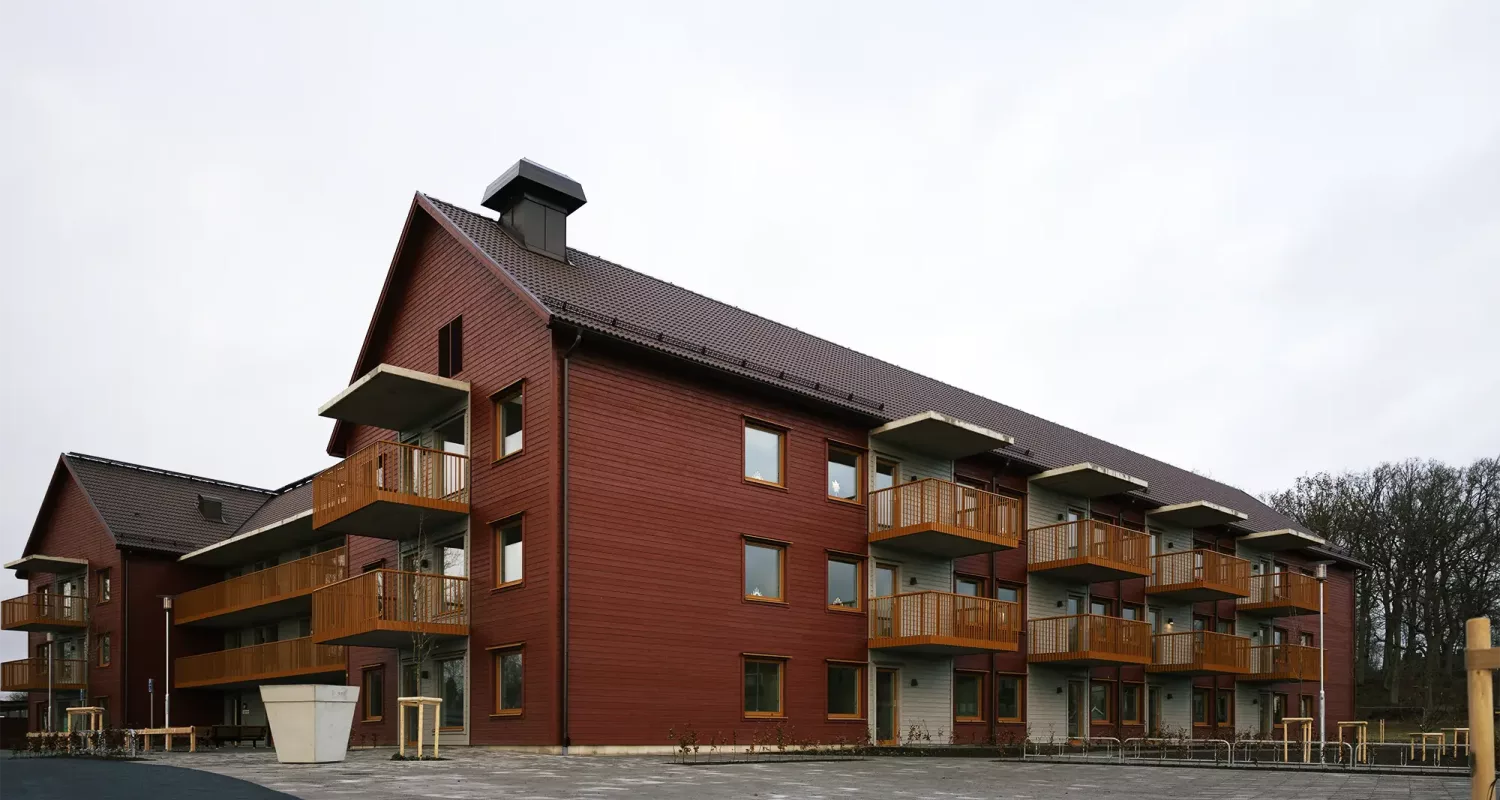 Rött hus, hyresrättshus