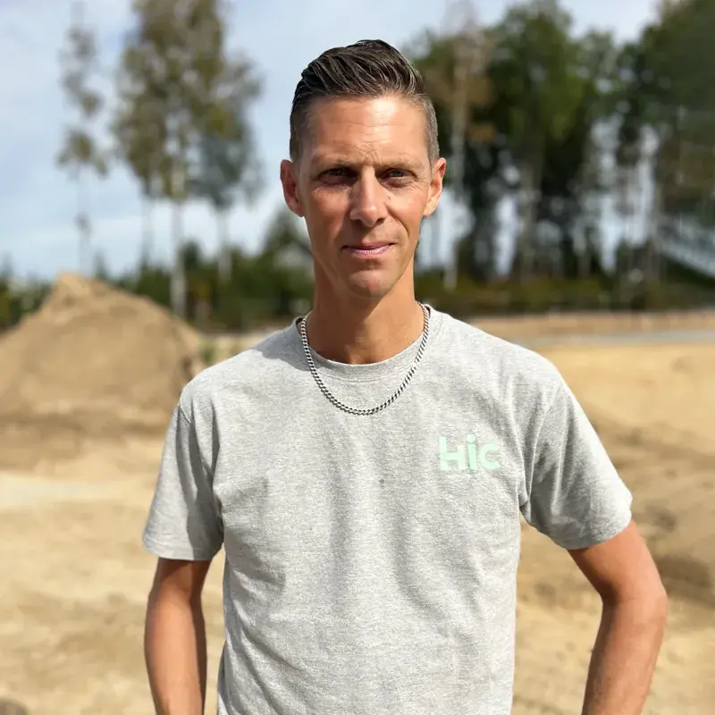 Fredric Andersson, arbetsledare Hic Construction